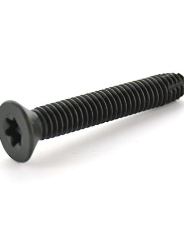 1/4-20 x 3'' Self-Tapping Trailer Deck Screws, Flat Head, Type F, Star Drive T-30, Steel Floorboard Thread Cutting Screws for Wood & Metal - 100 Pcs