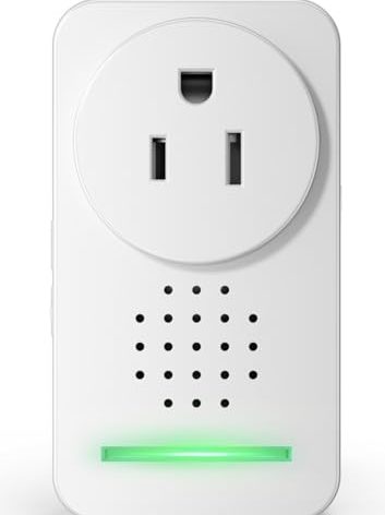 Power Failure Alarm, Super Loud 0-120dB Adjustable 6 Siren Power Outage Alarm for Freezer 12H Alert & HV/LV Alert for Freezer,Fridge, Basement,Garage