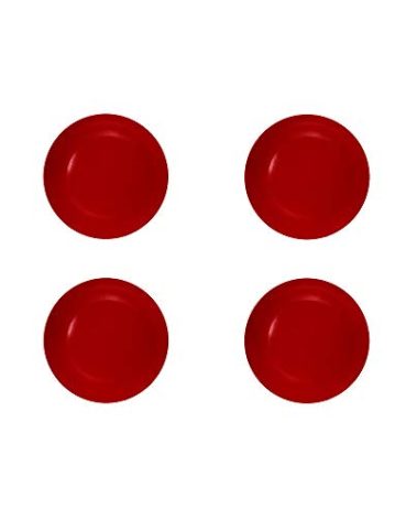 Locator Genuine Original Replacement Male Retention Inserts Caps, Extended Range, Low Retention, Red 0.5-1.5 lbs (4-Pack)