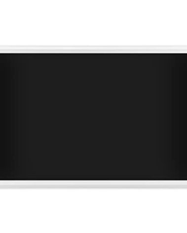 U Brands Magnetic Chalkboard, 30" x 20", White Wood Style Frame, Premium Matte Surface, Includes 2 Magnets