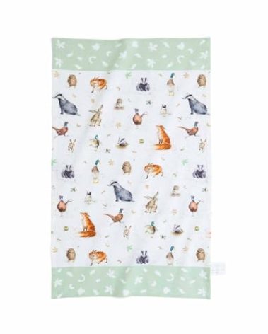 Royal Worcester - Pimpernel Wrendale Collection Tea Towel - Made With Cotton - Measures at 18" x 29" - Hand Wash Only