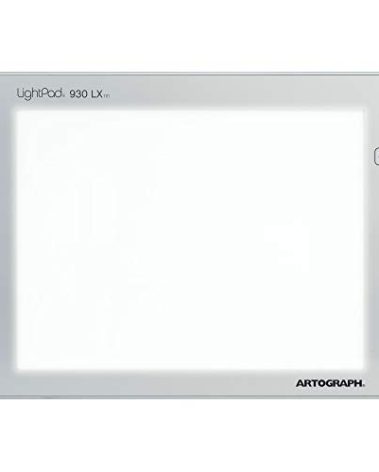 Artograph Thin LED Light Box, 12" x 9" Dimmable Drawing & Tracing Pad, LightPad 930 LX