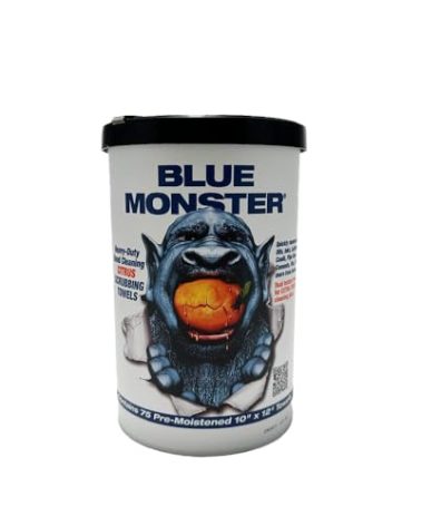 Blue Monster 77095 Blue Monster Heavy-Duty Citrus Scrubbing Towel, 12 x 10