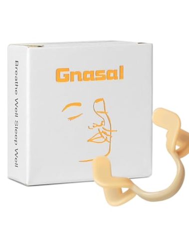 GNASAL Easy Breath Nasal Dilator – Adjustable Titanium & Silicone Snoring Solution for Better Sleep, Boost Airflow – Reusable Comfortable Breathing Athlete Exercising (XXL)