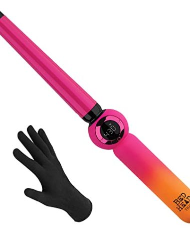 Bed Head Rock N' Waver Digital Tapered Curling Wand | Natural-Looking, Textured Waves, (3/4-1 in)