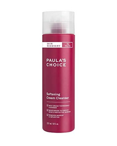 Paula's Choice SKIN RECOVERY Cream Cleanser, 8 Ounce Bottle for Extra Sensitive, Redness and Rosacea Prone Skin, Normal to Very Dry Facial Skin
