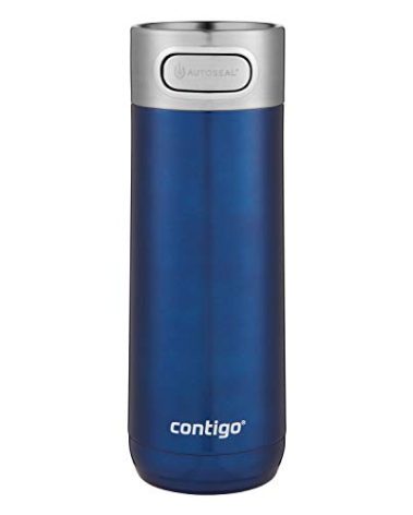 Contigo Luxe Vacuum-Insulated Stainless Steel Thermal Travel Mug 16 Ounces Monaco