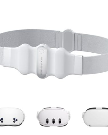 PRISMXR Battery Pack Compatible with Meta Quest 3S/3/2/Pro, 10,000mAh Portable Charger, 30W Fast Charge (Standard, White)