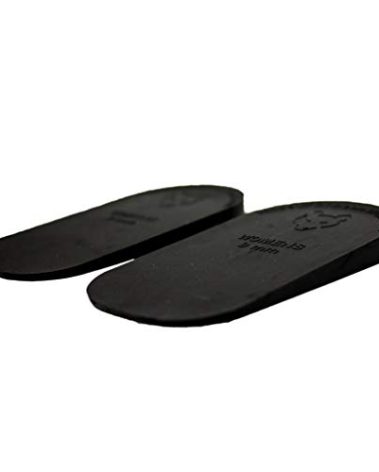 Dr. Wolf Heel Lifts for Shoes: Men's 5mm Height Increase Insoles, Rubber Heel Inserts for Leg Length Discrepancy & Achilles Tendonitis Relief, Helps Relieve Hip, Knee, & Back Pain (2 Pack)