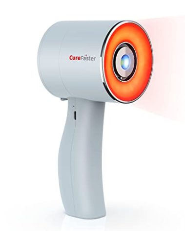 Curefaster Red Light Therapy for Joints & Muscles Pain Relief, Portable Wound Care for Epidermal Allergic Skin, Bed Pressure Sores Ulcers Diabetic Cuts Wounds