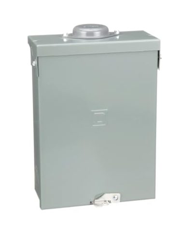Square D - QO816L100RBCP QO 100 Amp 8-Space 16-Circuit Main Lug Outdoor Load Center with Cover