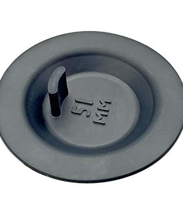 Backflush Disc – Blind Insert for Espresso Machine – Food-Grade Silicone – 3 Size Variations – Compatible with Cleaning Tablets and Powder – Wide Compatibilit (1, Black)