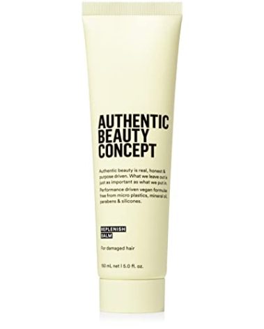Authentic Beauty Concept Replenish Balm | Replenishing Hair Balm for Damaged Hair | Protects from Blow Dry Damage & Strengthens Hair | Vegan & Cruelty-free | Silicone-free | 5 fl. oz