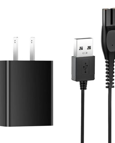 5V Charger for Philips Norelco Shaver 2400 3900 MG3919, Compatible with Phillips Norelco Wet & Dry Series 2000 5000 7000 3000 USB Charging Cable