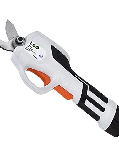 LIGO Cordless Pruning Shears for Thick Stems | 7.2V Fast-Charging Battery Trims 0.98" Branches | Safety Lock & Non-Slip Handle | Rose/Bush/Shrub Trimmer, with Removable Battery