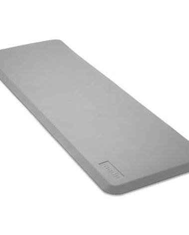Made Medical 73" x 24" Bedside Non-Slip Fall Mat for Elderly - Fall Prevention Anti-Skid Pad with Beveled Edge Anti-Fatigue Floor Mat, Gray
