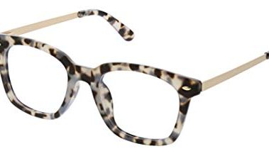 Peepers by PeeperSpecs Oprah's Favorite Women's Limelight Blue Light Blocking Reading Glasses - Gray Tortoise +2.00