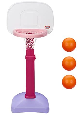 Little Tikes Easy Score Basketball Set, Pink- Amazon Exclusive 22.00 L x 23.75 W x 61.00 H Inches