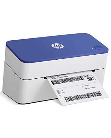 HP Shipping Label Printer, 4x6 Commercial Grade Direct Thermal, Compact & Easy-to-use, High-Speed 203 DPI Barcode Printer, Compatible with Amazon, UPS, Shopify, Etsy, Ebay, ShipStation & More