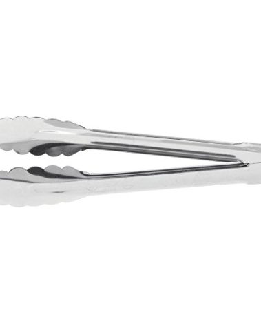 Vollrath 9-1/2" Heavy-Duty One-Piece Stainless Steel Tongs
