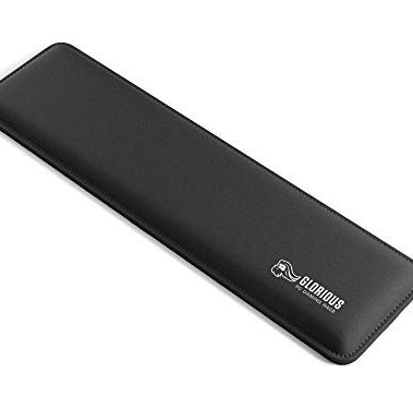 Glorious Gaming Wrist Pad/Rest - Slim TENKEYLESS - Black - Mechanical Keyboards,Stitched Edges,Ergonomic | 14x4 inches | 0.7in/17mm Thick (GSW-87) Slim TENKEYLESS (Black)