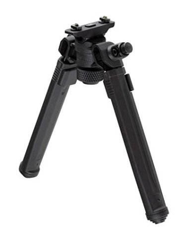 Magpul Rifle Bipod Gun Rest for Hunting and Shooting, M-LOK, Black