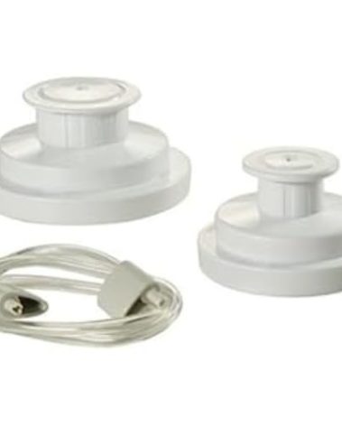 FoodSaver Plastic Jar Sealer for Vacuum Sealer Food Storage with Accessory Hose for Regular and Wide Mouth Mason Jars