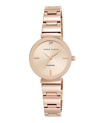 Anne Klein Women's Genuine Diamond Dial Bracelet Watch