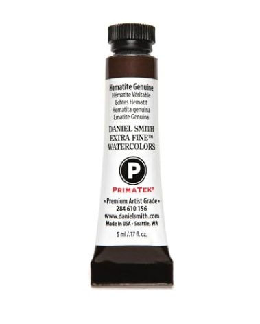 Daniel Smith Extra Fine Watercolor Paint, 5ml Tube, Hematite Genuine, 284610156
