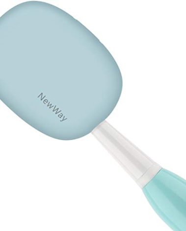 NewWay Mini Toothbrush Sterilizer Cover Rechargeable Travel Toothbrush Case with Holder for Houshold and Traving or Business Trip Blue