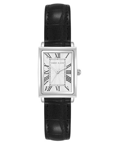Anne Klein Women's Croco-Grain Strap Watch