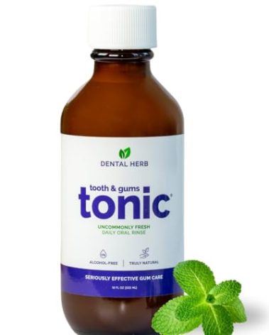 Soothe Gums & Freshen Breath Naturally | Herbal Oral Rinse with Essential Oils | Alcohol-Free, Fluoride-Free Mouthwash | Plant-Based Oral Care | Tooth & Gums Tonic by Dental Herb Company