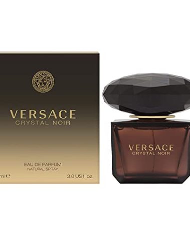 VERSACE Crystal Noir Eau De Parfum Spray for Women, 3 Ounce