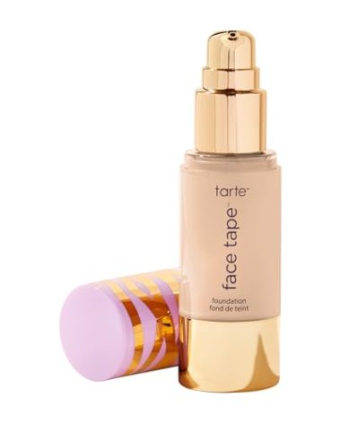 Tarte Face Tape Foundation – Coverage Matte Finish Foundation with Snow Mushroom & Hyaluronic Acid for Hydration, Waterproof, Vegan & Cruelty-Free