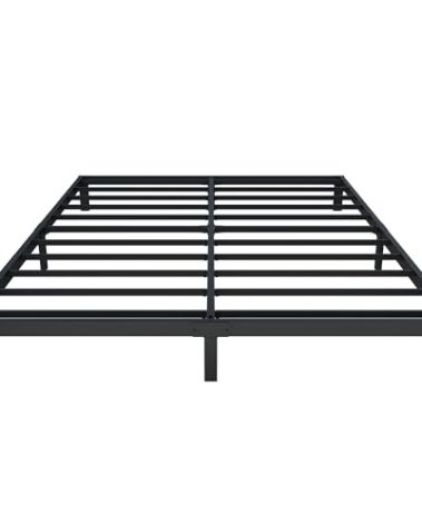 YUSENHEEI 8 Inch King Size Bed Frame, Heavy Duty Metal Platform Bed Frame No Box Spring Needed, Noise Free, Easy Assembly, Black