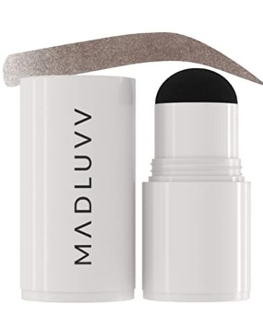 MADLUVV Brow Stamp Refill* - Color Stamp for Brows & Root Touch Up for Women & Men, Instantly Conceal Hair Loss, Grey Hair, Thinning Hair with Stain-Proof/Smudge-Proof Powder Formula (Brunette)