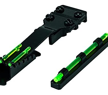 HIVIZ Tombuster II Fiber Optic Sight, Green and Orange