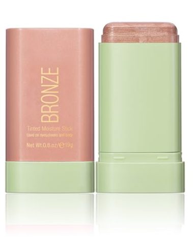 Qifylmaf Multi-Use Makeup Blush Stick, Tinted Solid Moisturizer On-the-Go Blush, Multi-use Cream Blush Stick for Cheek & Eyes & Lips, Waterproof Natural Nude Makeup for All Skin (2# Soft Glow)