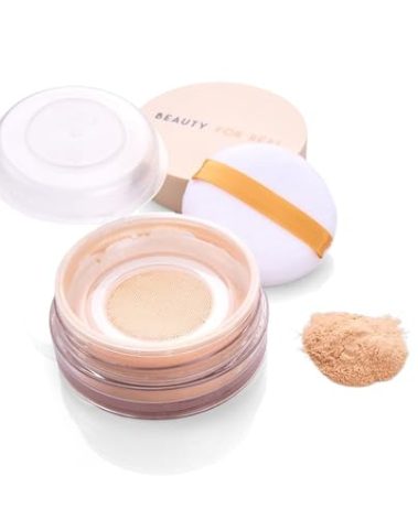 Beauty For Real Hydra-Set Translucent Finishing + Brightening Powder, Translucent 1 - Invisible, Weightless Finish - 16-Hour Wear & 24-Hour Shine Control - With Niacinamide & Vitamin E - Talc Free