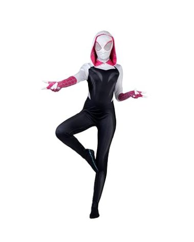 Adult Spider-Gwen Zentai Suit Costume | Marvel Costumes X-Large