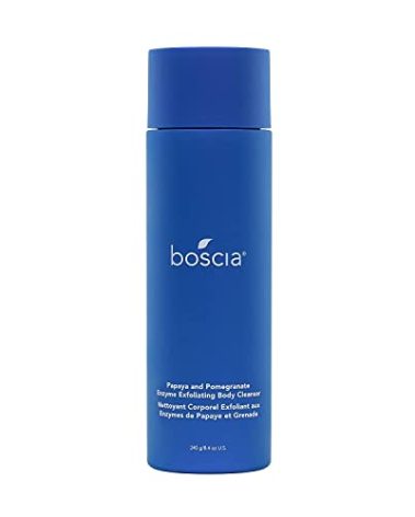 boscia Papaya & Pomegranate Enzyme Exfoliating Body Cleanser - Vegan, Cruelty-Free, Natural & Clean Skin Care - Body Cleanser Gel - For All Skin Types - 8.4 oz