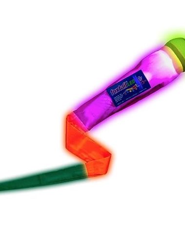 Foxtail LED - Outdoor Throw and Catch Light Up Game - Foam Ball & Tail Glow at Night - Play in The Dark - Fun Gift Idea for Kids & Adults, Boys & Girls