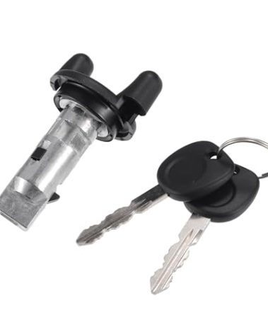 Hihaha 15815961 Ignition Lock Cylinder with Keys for Chevrolet Silverado 1500 2500 3500 1999-2004 / Ignition Lock Cylinder Switch/Durable / 1 Pcs Silver Tone