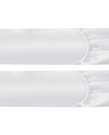 California Design Den Full Size Fitted Sheets Only 2 Pack - Soft 100% Cotton, Durable Sateen, Deep Pocket White Fitted Sheet Full Size with All-Around Elastic - White