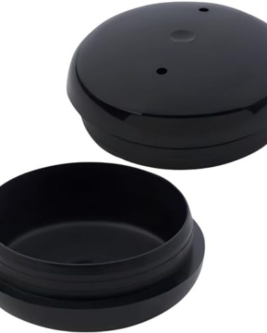 Project Patio 1-1/2" Wrought Iron Patio Furniture Feet Caps - Round Plastic Outdoor Metal Table and Chair Floor Protector Glide Replacement Parts (24 Pack)