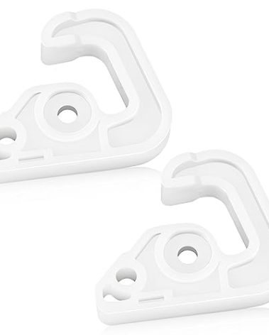 2Pcs 4620JJ2009A Refrigerator Door Stopper for LG Electronics & Kenmore, Door Stop Latch Replacement Part