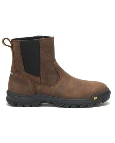 Cat Footwear Men's Wheelbase Steel Toe Work Boot, Clay, 7.5