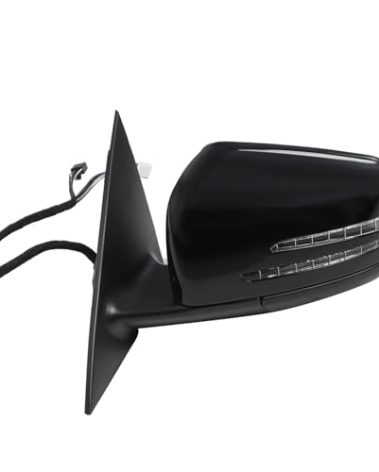 Jecoupoon Left Side Mirror Assembly Compatible with CLA250 CLA45 AMG 2014-2018 Driver Side Door Mirror w/ (BSM) Blind Spot Match & Heated and Turn Signal Light 1178100776-PFM (Black Left)