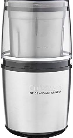 Cuisinart SG-10 Electric Spice-and-Nut Grinder, Stainless/Black, Mini