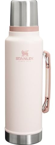 Stanley Classic Legendary Vacuum Bottle 1.5 qt | Wide Mouth with Leakproof Cup Lid | Keep Drinks Hot or Cold | Packable for Travel | Insulated Stainless Steel Thermal Bottle | BPA-Free | Rose Quartz